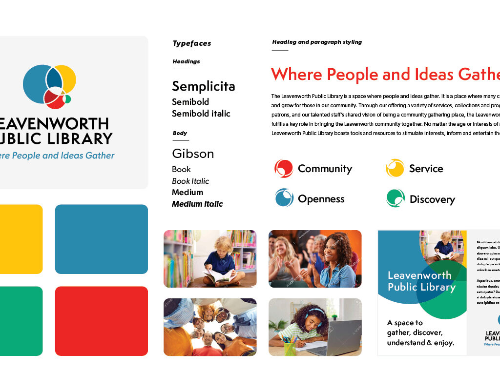 Leavenworth Public Library Branding