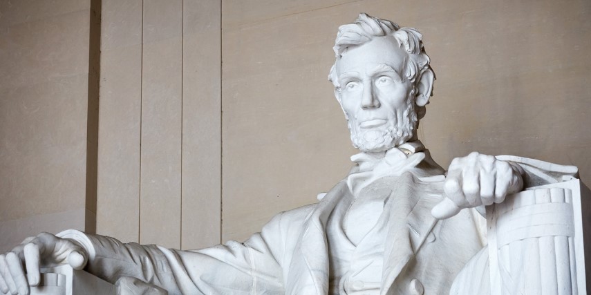Image of Abraham Lincoln memorial in Washington, D.C.